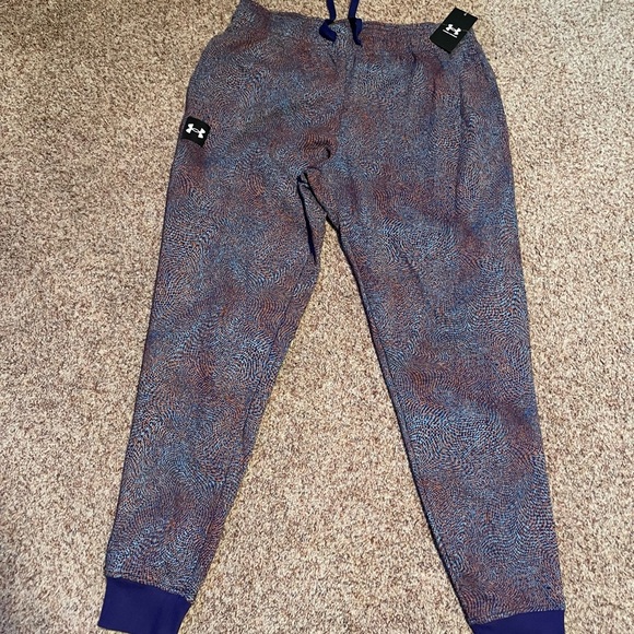 Mens Under Armour Patterned Joggers size xl - Picture 1 of 1